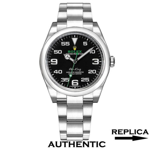 Best Clone Rolex Air-King m116900-0001 Black Dial 40mm Men‘s Watch RA001