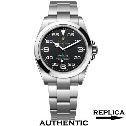 Best Clone Rolex Air-King m126900-0001 Black Dial 40mm Men‘s Watch RA002