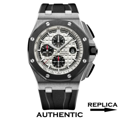 1:1 Clone Audemars Piguet Royal Oak Offshore Chronograph Panda Watch 26400SO.OO.A002CA.01 Ceramic Bezel AP029