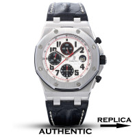 1:1 Replica Audemars Piguet Royal Oak Offshore Chronograph Panda Watch 26170ST.OO.D101CR.02 White Dial AP037