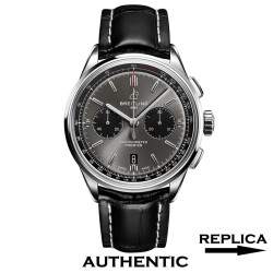 1:1 Super Clone Breitling Premiere B01 Chronograph 42 MM Grey Dial BR014