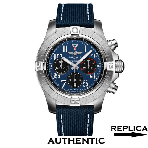 Best Super Clone Breitling Avenger B01 Chronograph Watch 45mm Blue Dial BR040