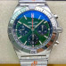 Super Clone Breitling Chronomat B01 42 MM Green Dial Chronograph Watch BR053