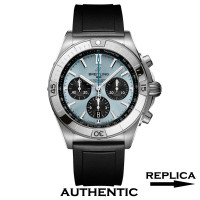 Super Clone Breitling Chronomat B01 42 MM Blue Dial Chronograph Watch BR055