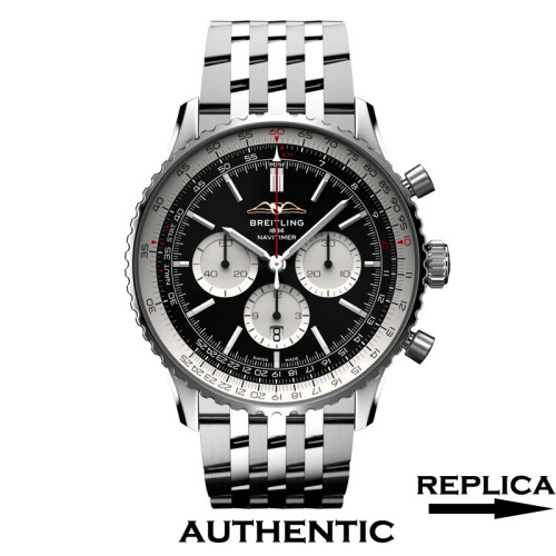 Super Clone Breitling Navitimer B01 Chronograph 46 MM Black Dial BR056
