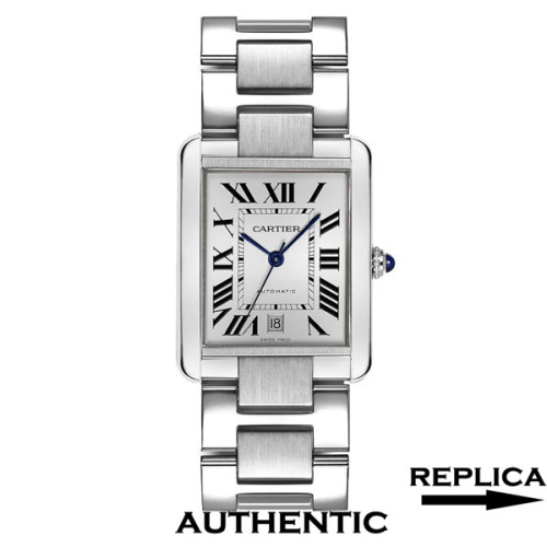 1:1 Best Clone Cartier Tank Solo W5200028 Roman Numeral White Dial CA003