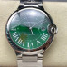 1:1 Super Clone Cartier Ballon Bleu WSBB0071 Roman Numeral Green Dial CA005