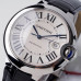 Super Clone Cartier Ballon Bleu W69016Z4 Roman Numeral Silver Dial CA007