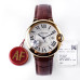 Super Clone Cartier Ballon Bleu W6900551 Yellow Gold Case Silver Dial CA008