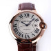 Super Clone Cartier Ballon Bleu WGBB0030 18k Rose Gold Case Silver Dial CA009