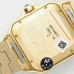 Super Clone Cartier Santos WGSA0042 Yellow Gold White Dial CA015