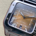 Super Clone Cartier Santos WSSA0064 Roman Numerals Brown Dial CA017