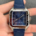 Super Clone Cartier Santos WSSA0030 Roman Numerals Blue Dial CA019