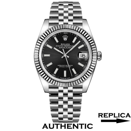 Super Clone Rolex 126334-0018 Datejust 41 Black Dial Jubilee Bracelet Rolex Replica Watch RDJ021