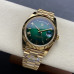 Super Clone Rolex 228238-0069 Day-Date 40 mm Green Ombre Dial 18k Yellow Gold Rolex Replica Watch RDD002