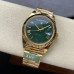 Super Clone Rolex 228238-0061 Day-Date 40 mm Green Roman Dial 18k Yellow Gold Rolex Replica Watch RDD004