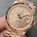 Super Clone Rolex 228235-0004 Day-Date 40 mm Sundust Set With Diamonds Dial 18k Everose Gold Replica Rolex RDD012