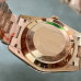 Super Clone Rolex 228235-0004 Day-Date 40 mm Sundust Set With Diamonds Dial 18k Everose Gold Replica Rolex RDD012