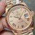 Super Clone Rolex 228235-0001 Day-Date 40 mm Sundust Set With Diamonds Dial 18k Everose Gold Replica Rolex RDD013