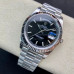Super Clone Rolex 228236-0003 Day-Date 40 mm Bright Black Dial Replica Rolex RDD020