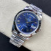 Super Clone Rolex 228206-0015 Day-Date 40 mm Bright Blue Dial with Roman Markers Replica Rolex RDD021