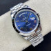 Super Clone Rolex 228206-0015 Day-Date 40 mm Bright Blue Dial with Roman Markers Replica Rolex RDD021