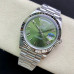 Super Clone Rolex 228239-0033 Day-Date 40 mm Olive Green Dial with Roman Markers Replica Rolex RDD023