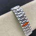 Super Clone Rolex 228239-0003 Day-Date 40 mm Silver Dial Baguette Diamonds Replica Rolex RDD024