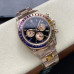 Super Clone Rolex Daytona Rainbow 116595RBOW Black Dial with Diamonds Rose Gold Swiss Made Watch RDT005