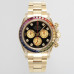 Super Clone Rolex Daytona Rainbow 116598RBOW Black Dial with Diamonds Yellow Gold Swiss Made Watch RDT006