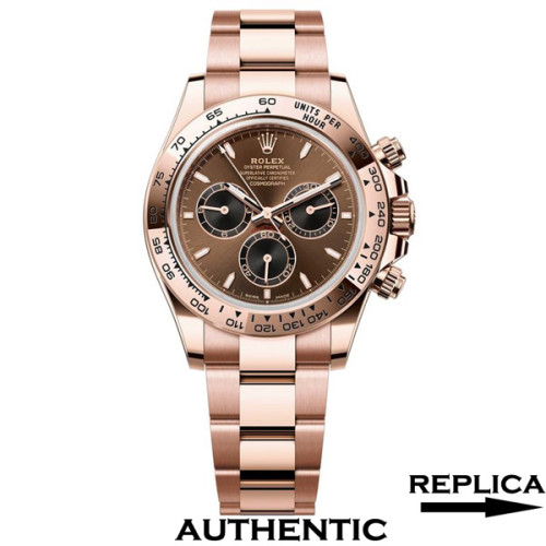 Super Clone Rolex Daytona 126505-0005 Chocolate Dial 18k Rose Gold Swiss Made Watch RDT007