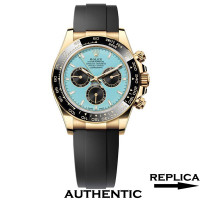 Super Clone Rolex Daytona 126518LN-0014 Turquoise Tiffany Blue Dial Yellow Gold Swiss Made Watch RDT009