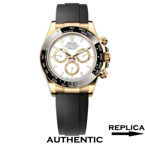 Super Clone Rolex Daytona 126518LN-0002 White Dial 18k Yellow Gold Swiss Made Watch RDT012