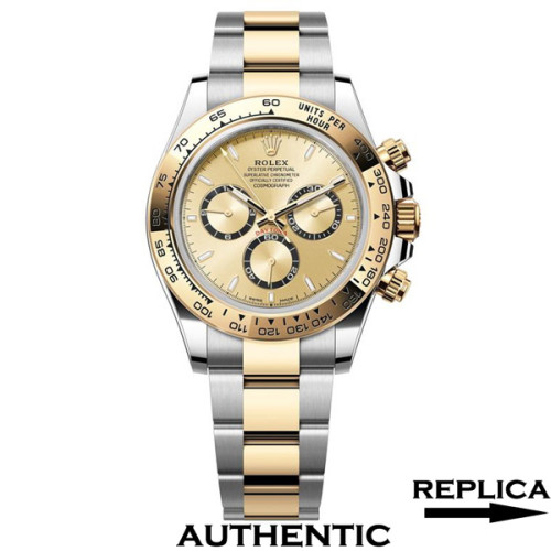 Super Clone Rolex Daytona 126503-0004 Champagne Dial Two-Tone Swiss Made Watch RDT018