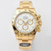Super Clone Rolex Daytona 126508-0001 White Dial 18k Yellow Gold Swiss Made Watch RDT019