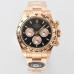 Super Clone Rolex Daytona 126505-0001 Black with Sundust Dial 18k Rose Gold Swiss Made Watch RDT022