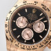 Super Clone Rolex Daytona 126505-0001 Black with Sundust Dial 18k Rose Gold Swiss Made Watch RDT022