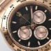 Super Clone Rolex Daytona 126505-0001 Black with Sundust Dial 18k Rose Gold Swiss Made Watch RDT022