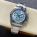 Super Clone Rolex Daytona 126506-0002 Ice Blue Diamond Baguette Dial SS Swiss Made Watch RDT024