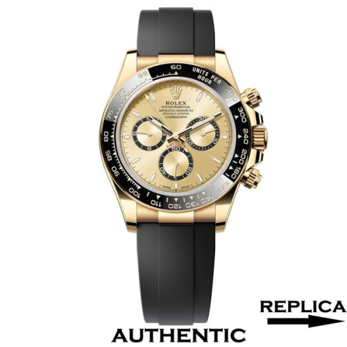 Super Clone Rolex Daytona 126518LN-0010 Champagne Dial 18k Yellow Gold Swiss Made Watch RDT026