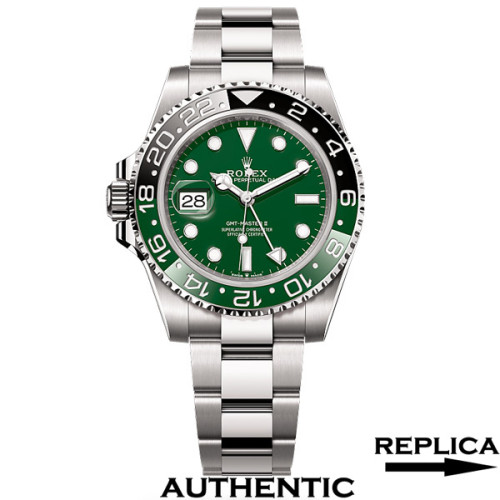 Super Clone Rolex GMT-Master II M126729VTNR-0001 Green Dial 40mm Oyster Bracelet Watch RGM004