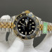Super Clone Rolex GMT-Master II M126713GRNR-0001 Black Dial 40mm Yellow Gold Two-Tone Watch RGM007