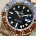 Super Clone Rolex GMT-Master II M126715CHNR-0001 Black Dial 40mm Everose Gold Watch RGM010