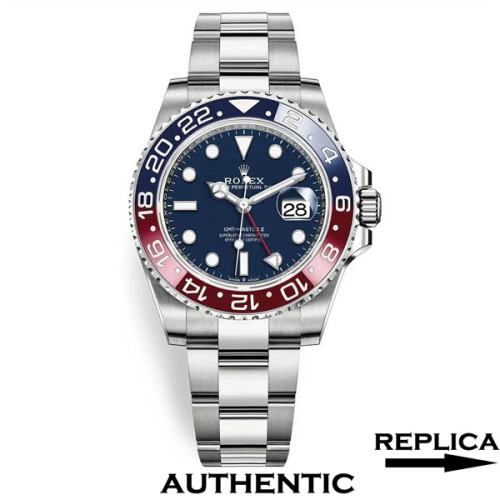 Super Clone Rolex GMT-Master II 126719blro-0003 Pepsi Red-Blue Bezel 40mm Blue Dial Men’s Watch RGM018