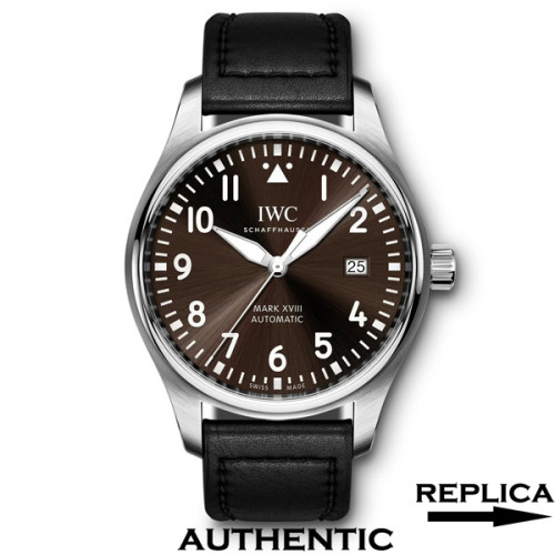 Top Clone IWC Pilot Mark XVIII Antoine de Saint Exupéry 40mm Brown Dial IW008