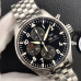 Super Clone IWC Pilots Chronograph Watch 43MM Black Dial IW030