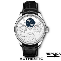 Top Clone IWC Portugieser Perpetual Calendar Moon Phase 44.2MM White Dial IW031