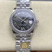 Super Clone Women's Rolex M278384RBR-0032 Datejust 31 Dark Grey Dial Roman Numeral Lady-Datejust Watch RLDJ09