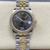 Super Clone Women's Rolex M278383RBR-0018 Datejust 31 Grey Roman Numeral Dial Two-Tone Yellow Gold Lady-Datejust Watch RLDJ17