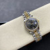 Super Clone Women's Rolex M278383RBR-0018 Datejust 31 Grey Roman Numeral Dial Two-Tone Yellow Gold Lady-Datejust Watch RLDJ17